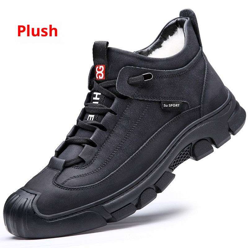 Cotton Wool Cold-proof Non-slip Warm Velvet Padded Thickened Northeast Snow Boots Large Size Shoes Secondary image