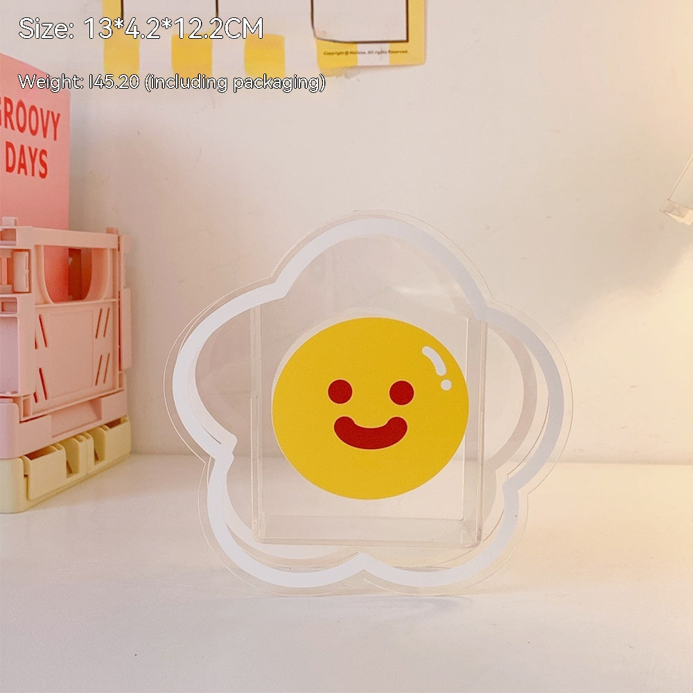 Women's Creative Acrylic Cute Stationery Storage Box Secondary image